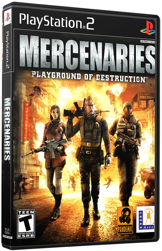 แผ่นเกมส์ PS2 : Mercenaries - Playground of Destruction