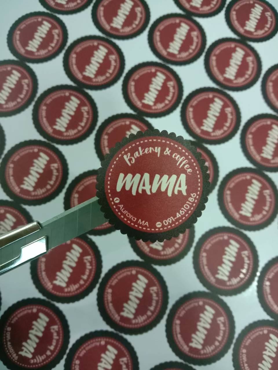 #งานสติ๊กเกอร์ไดคัท