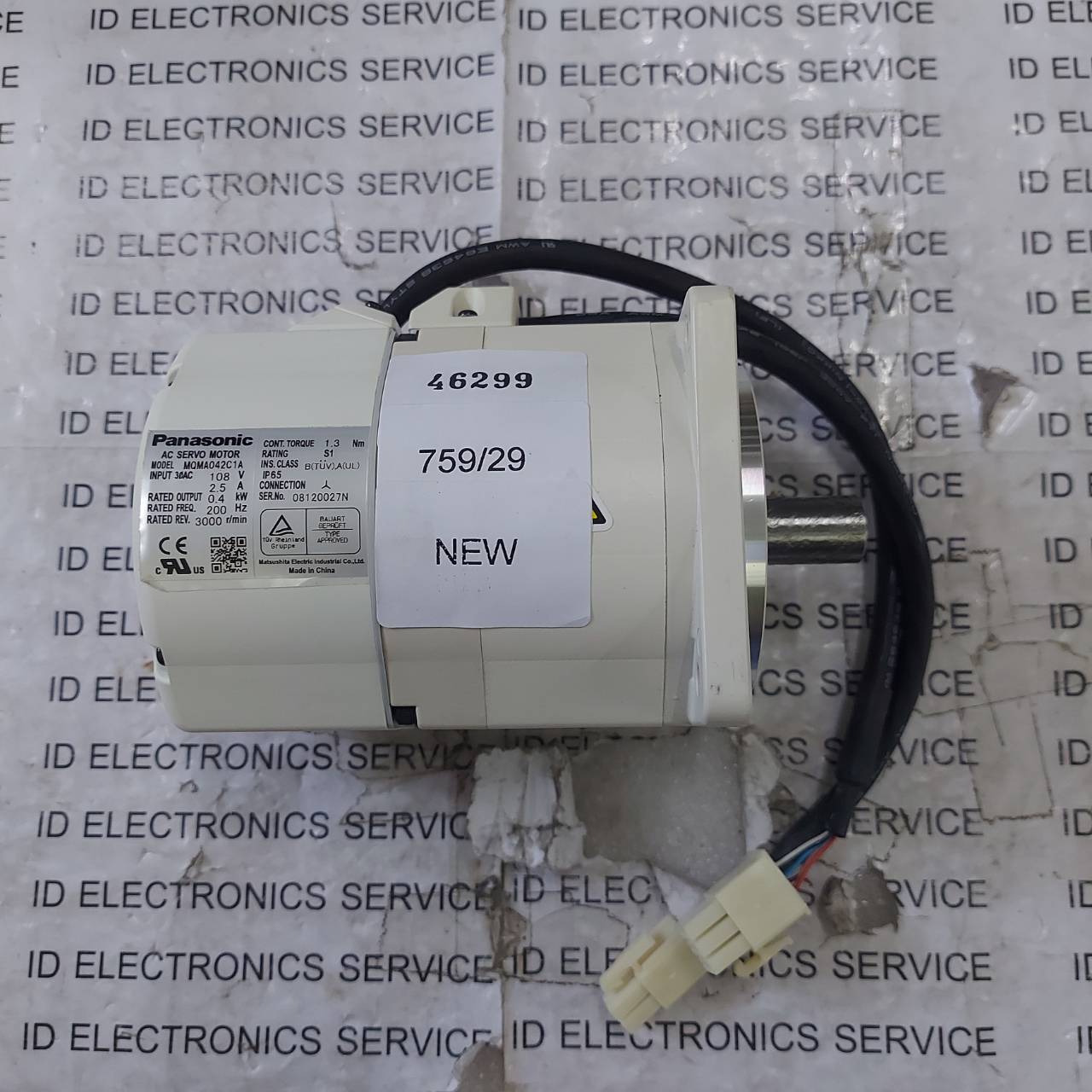 SERVO MOTOR " PANASONIC " MODEL : MQMA042C1A