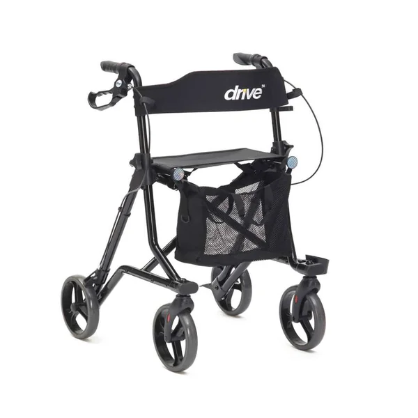 Torro Rollator แบรนด์ Drive Medical (Debilbiss) วอล์คเกอร์ 4 ล้อ อุปกรณ์ช่วยพยุงเดิน อุปกรณ์ฝึกเดิน