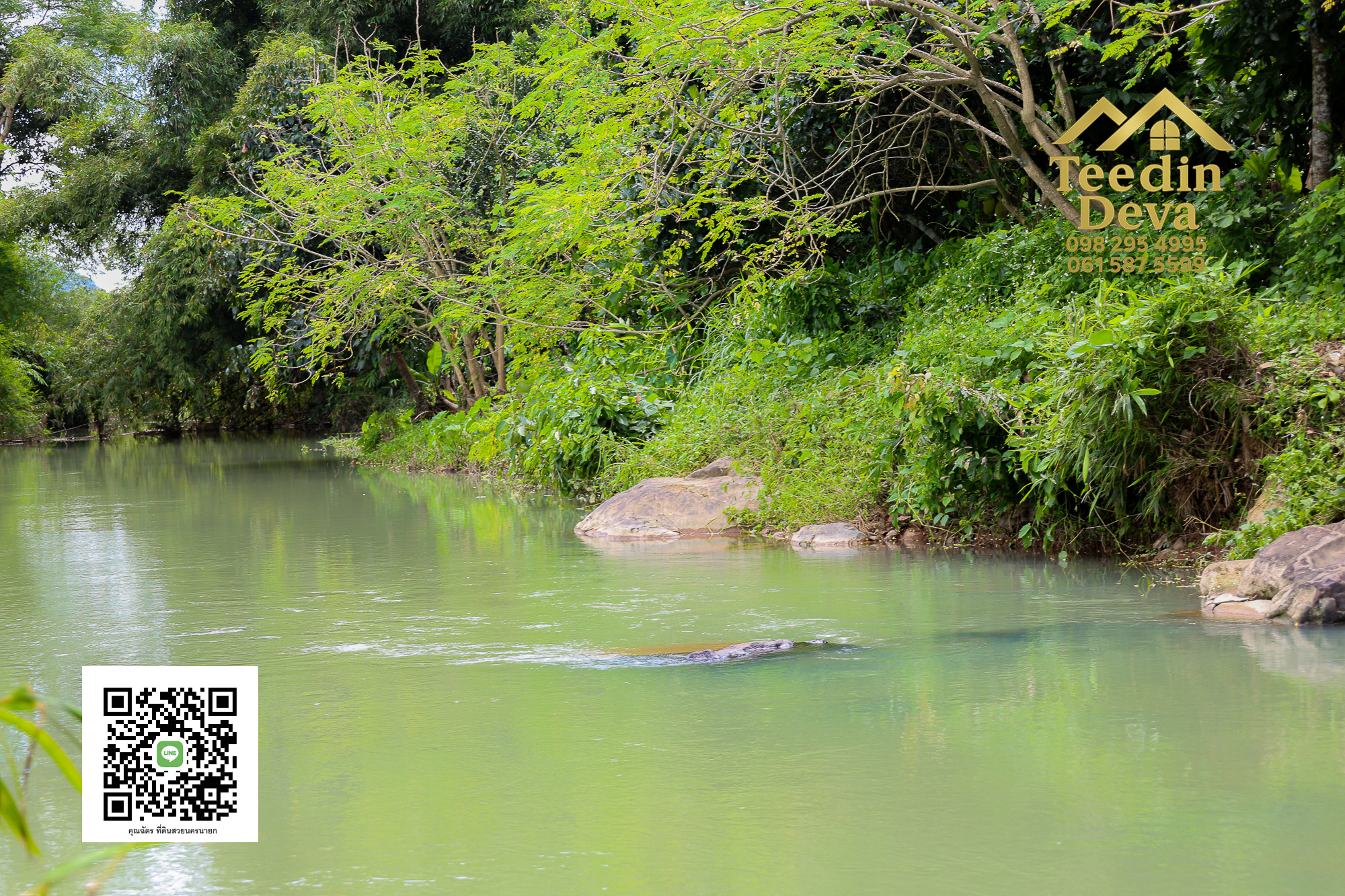 🏞️ สัมผัสเสียงน้ำไหล เคียงข้างขุนเขา — ที่ดิน 1 ไร่ ต.นาหินลาด อ.ปากพลี จ.นครนายก 🌿