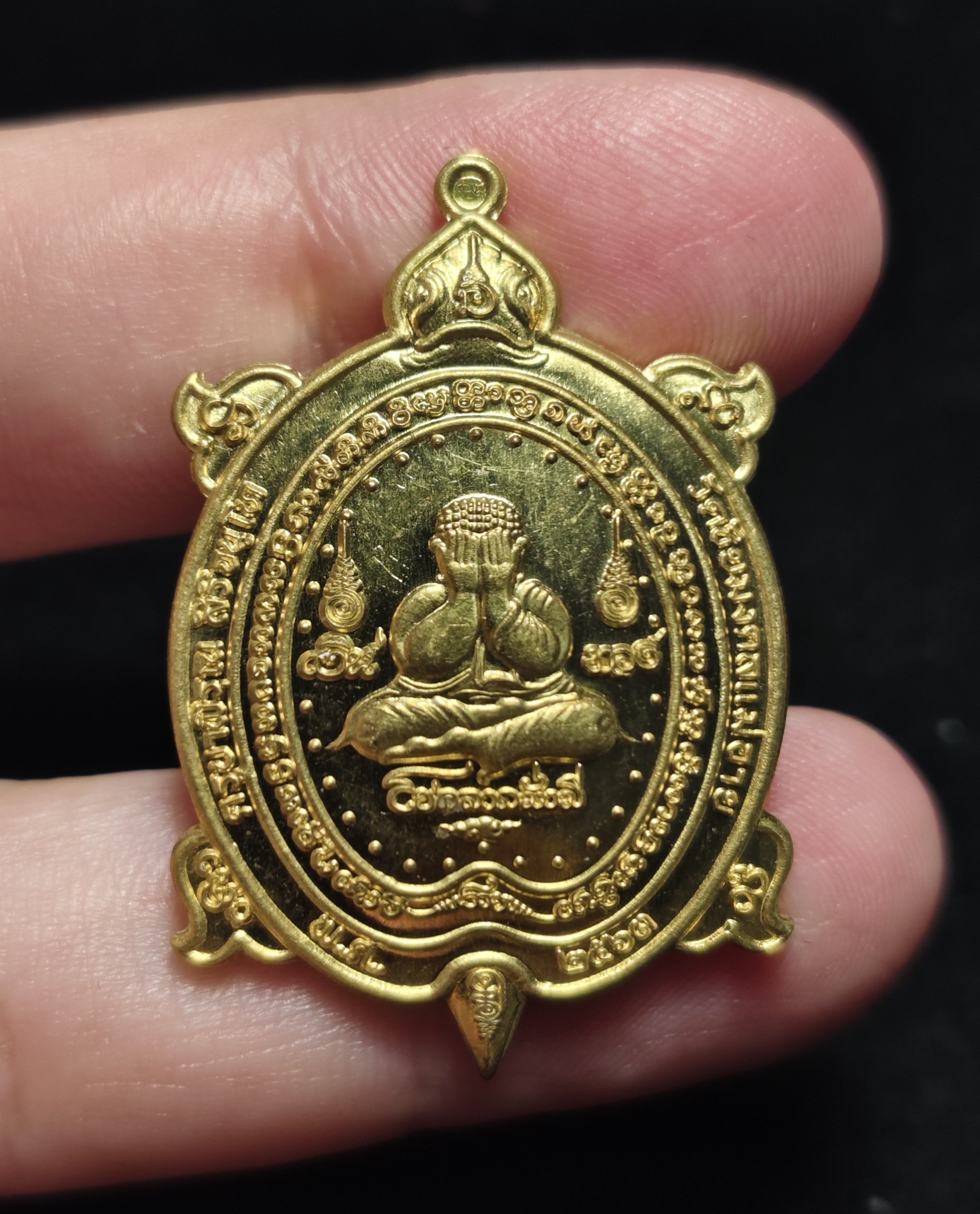 เหรียญพระปิดตา พญาเต่าเรือน เลขมงคล145 (ครูบาพิรุณ วัดชัยมงคล) เชียงใหม่ ปี2563
