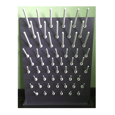 ที่แขวนเครื่องแก้ว (PEGBOARD) Model PG-55 มีแท่งแขวน 56 แท่ง
