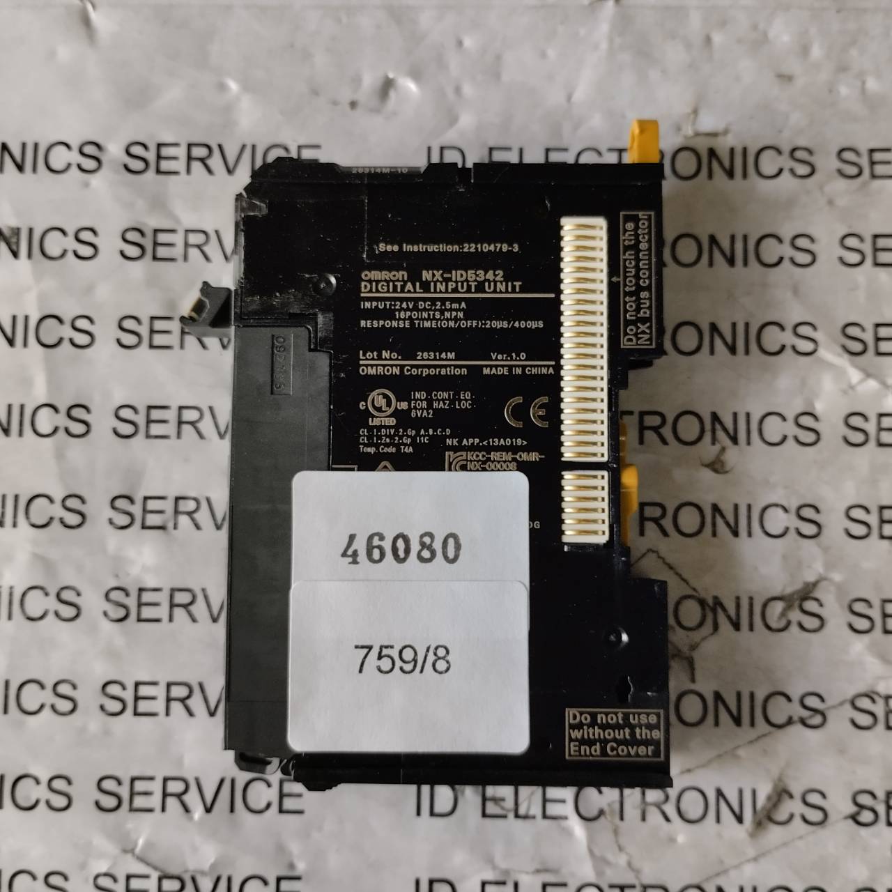 PLC " OMRON " MODEL : NX-ID5342