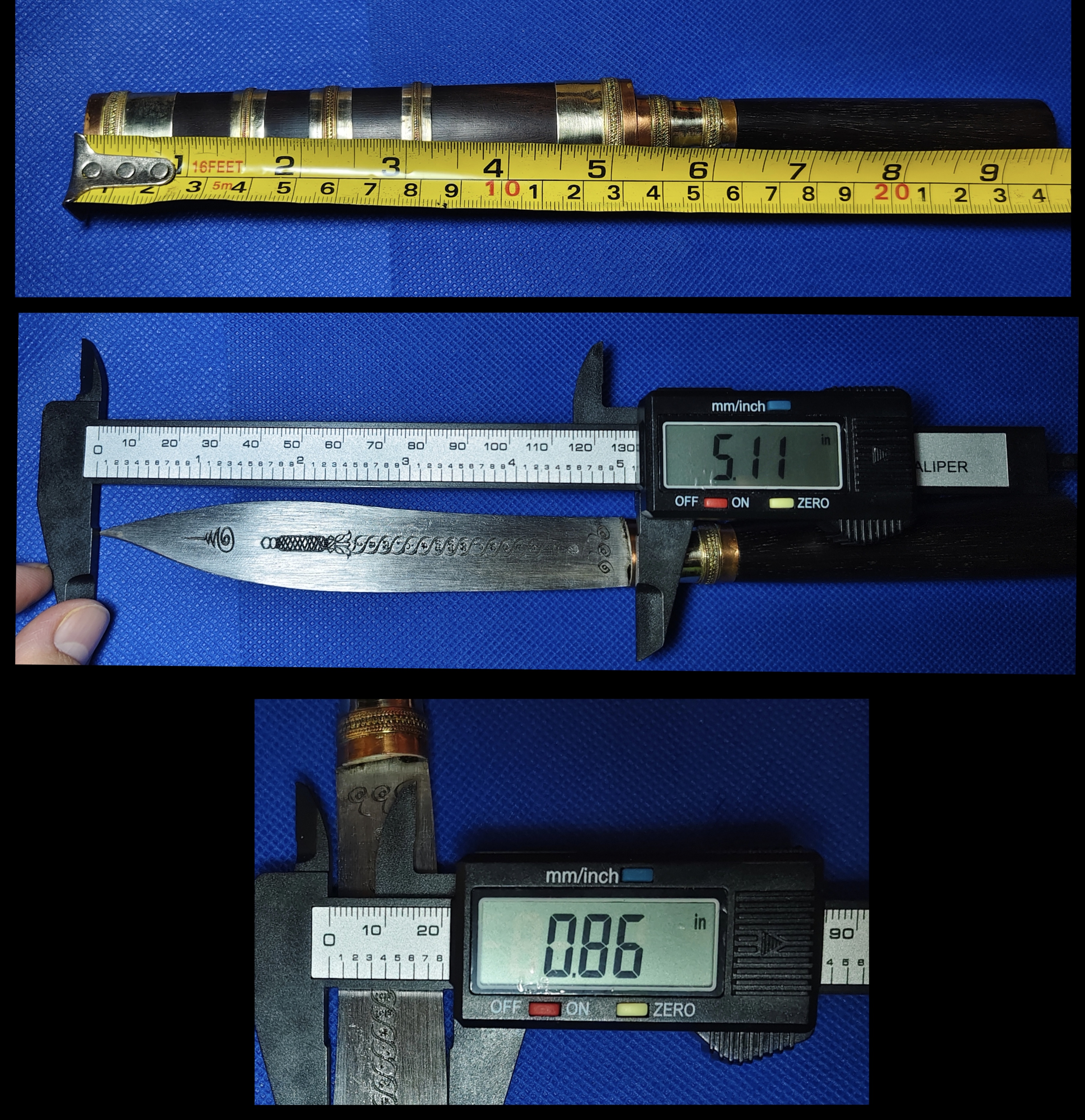 มีดหมอท้าวเวสสุวรรณ รุ่นกันภัย วัดวังเคียน (ปลุกเสกไตรมาส3เดือน) หลวงพ่อพัฒน์ วัดห้วยด้วน ปลุกเสก (เลขมงคล166สร้าง 299เล่ม)