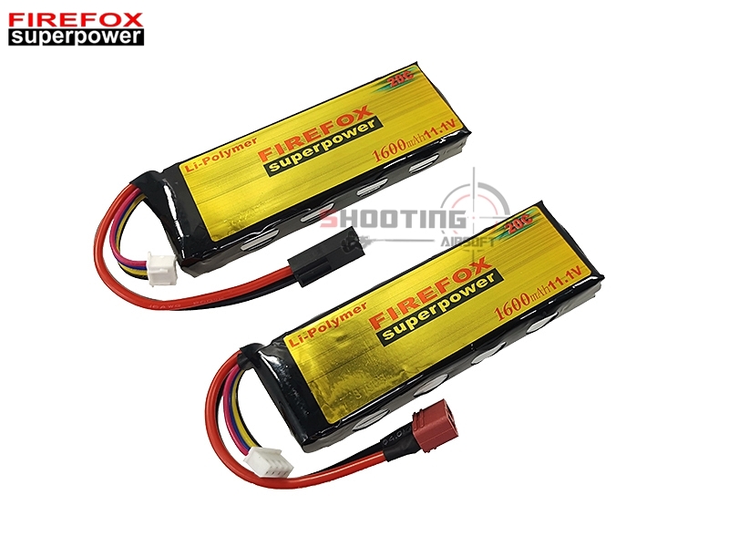 แบตลิโพ Firefox 20c 1600mAh 11.1v