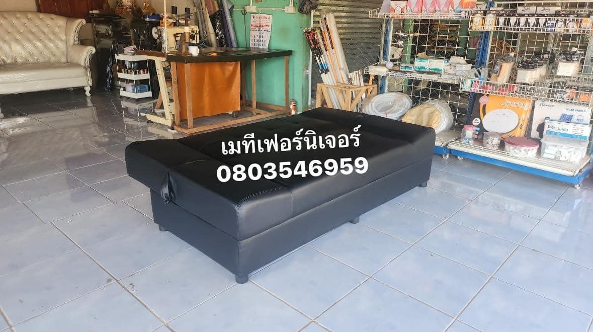 โซฟาเบด ปรับนอนได้3ระดับ หนังเทียม หนังPD PVC ผ้ากำมะหยี่ สั่งทำ เลือกสีได้