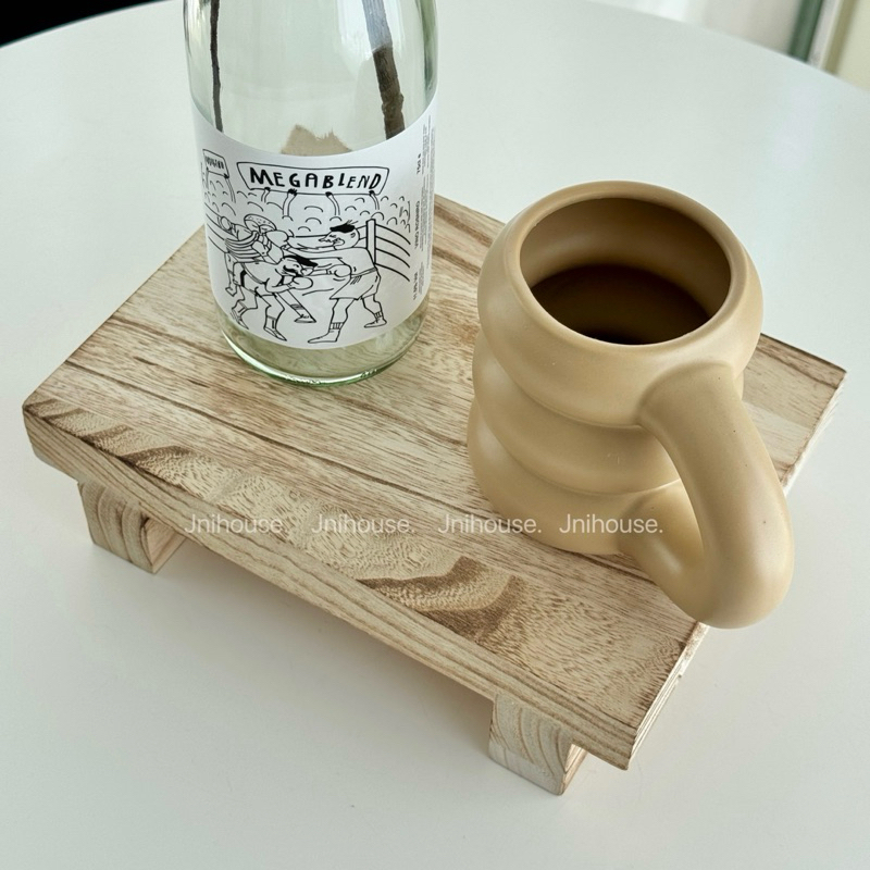 [พร้อมส่ง] Jnihouse : ชั้นไม้วางของ Wooden Stand