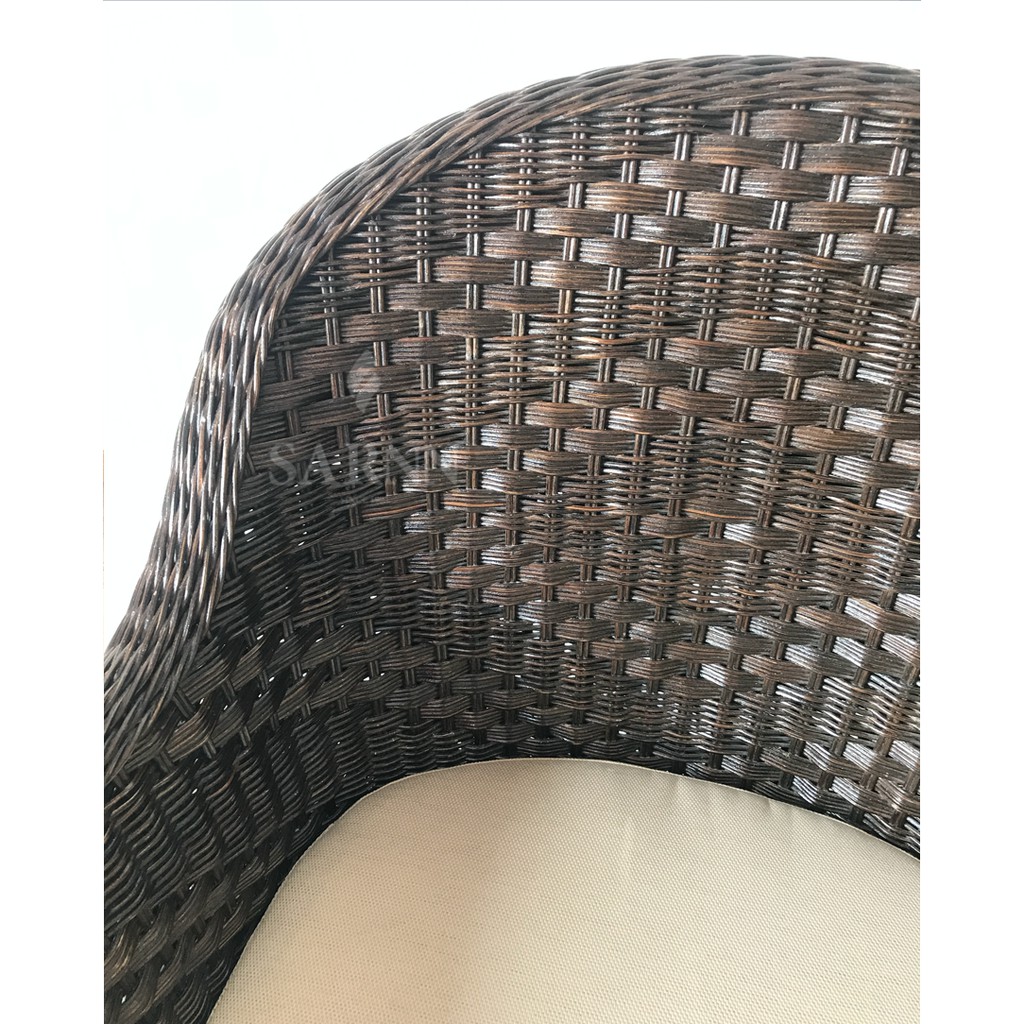 เก้าอี้หวายแท้ไทมี่สีโอ๊คดำ SARNN