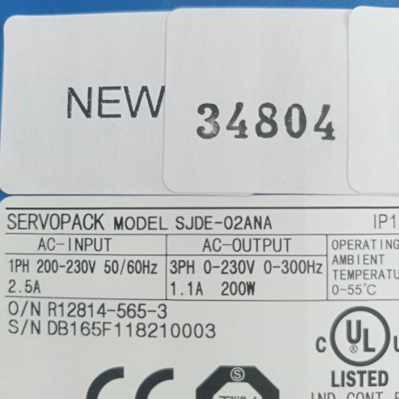 SJDE-02ANA DRIVE "YASKAWA"