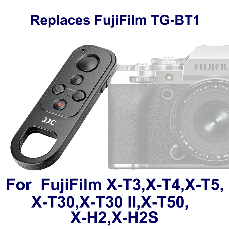 รีโมตถ่ายภาพนิ่งและวีดีโอฟูจิ X-T3,X-T4,X-T5,X-T30,X-T30 II,X-T50,X-H2,X-H2S แทน FujiFilm TG-BT1 Remote Control
