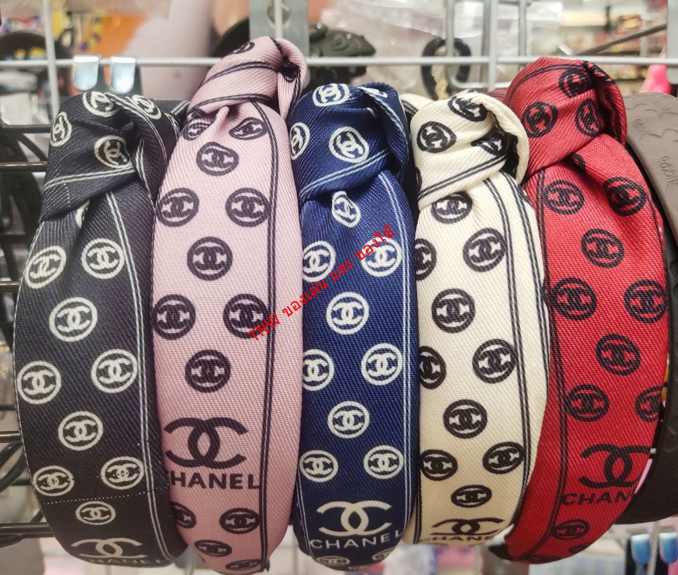 ที่คาดผม พลาสติกเเละแบบผ้า ลายน่ารัก มี 3 แบบ (แบบคละสี )