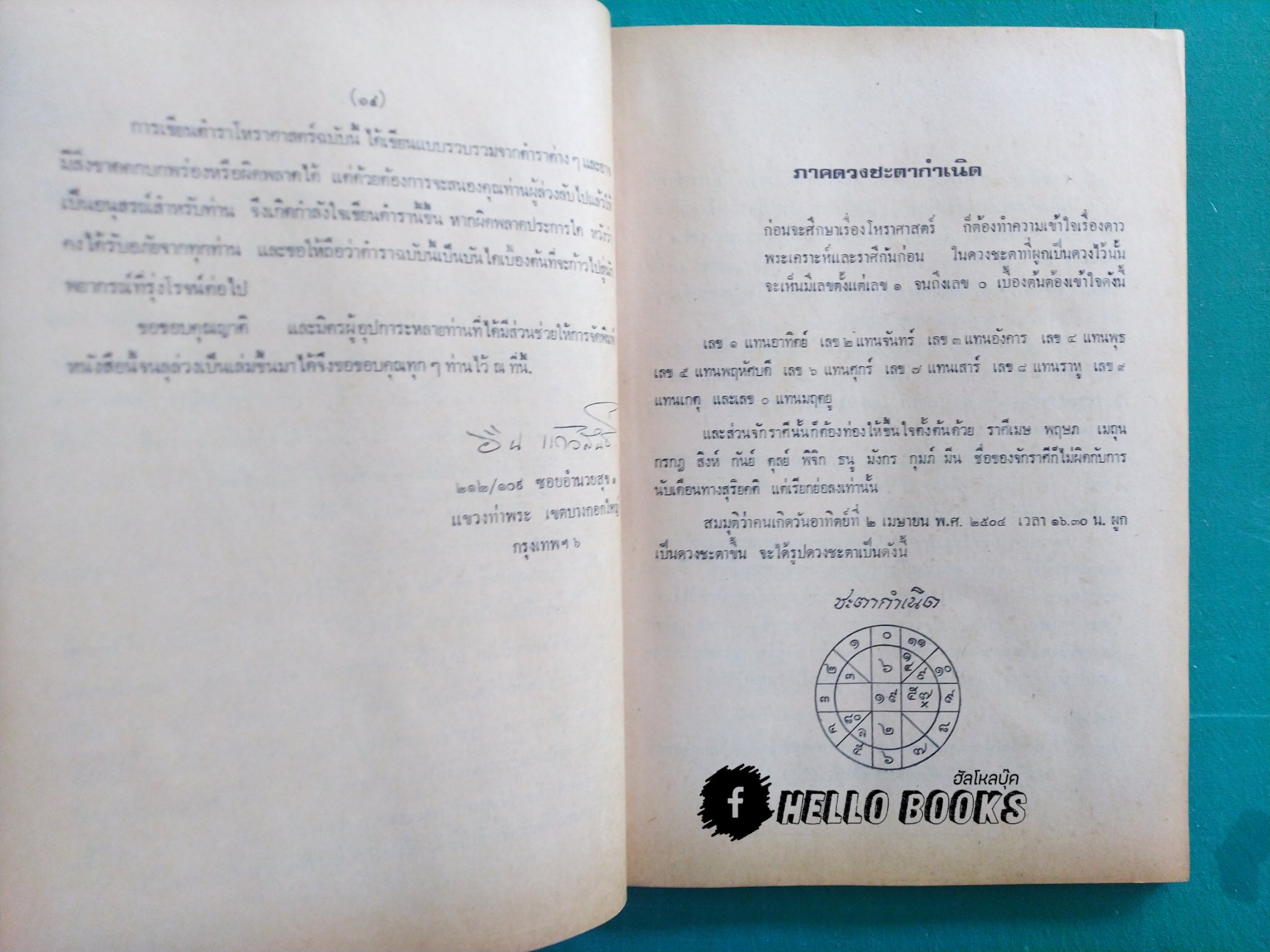 โหราศาสตร์ เบื้องต้น และการใช้ฤกษ์