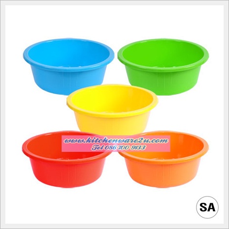 P04952 กะละมังกลม 60 cm จุ 40 ลิตร (กว้าง 60 ยาว 60 สูง 22 ซม.) เกรดเอ อย่างหนา คุณภาพดี สีสวย No.322 ราคาส่งต่อโหล : 12 ใบ (เฉลี่ย 200 บ/ใบ)