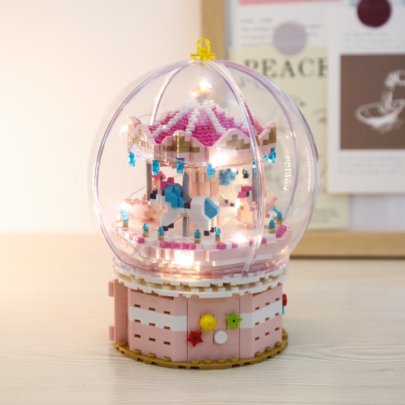 [พร้อมส่ง] Jnihouse : Wonderland brick ,ตัวต่อปราสาทพาสเทล (Castle bricks)