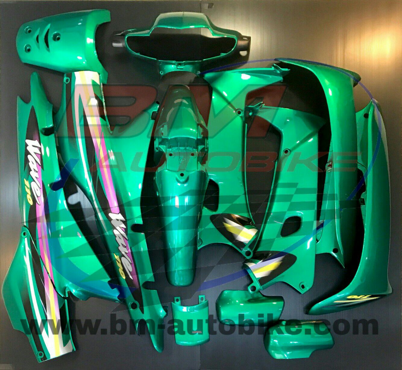 ชุดสี WAVE 100 110 เขียว174ล้วน 4 กก.