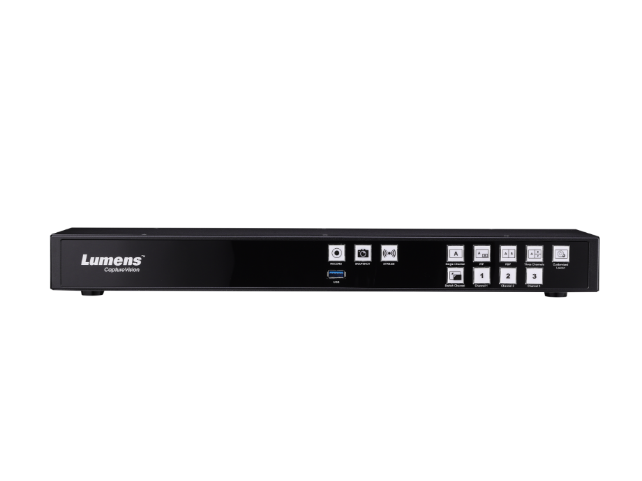 lumens LC200 4-channel HD switcher, recorder and live streaming media processor