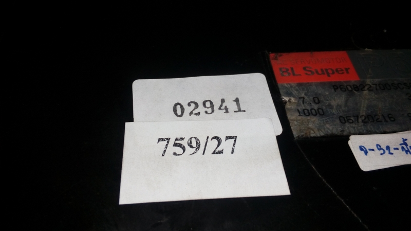 SERVO MOTOR " SANYO DENKI " MODEL : P60B22700SCS00