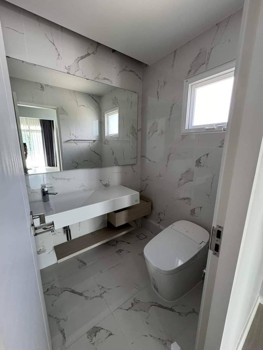 ขายบ้านเดี่ยว มัณฑนาบางนา-วงแหวน ประเวศ กรุงเทพมหานคร บ้านใหม่ไม่เคยเข้าอยู่ใกล้เมกะบางนา ( N.1463 )