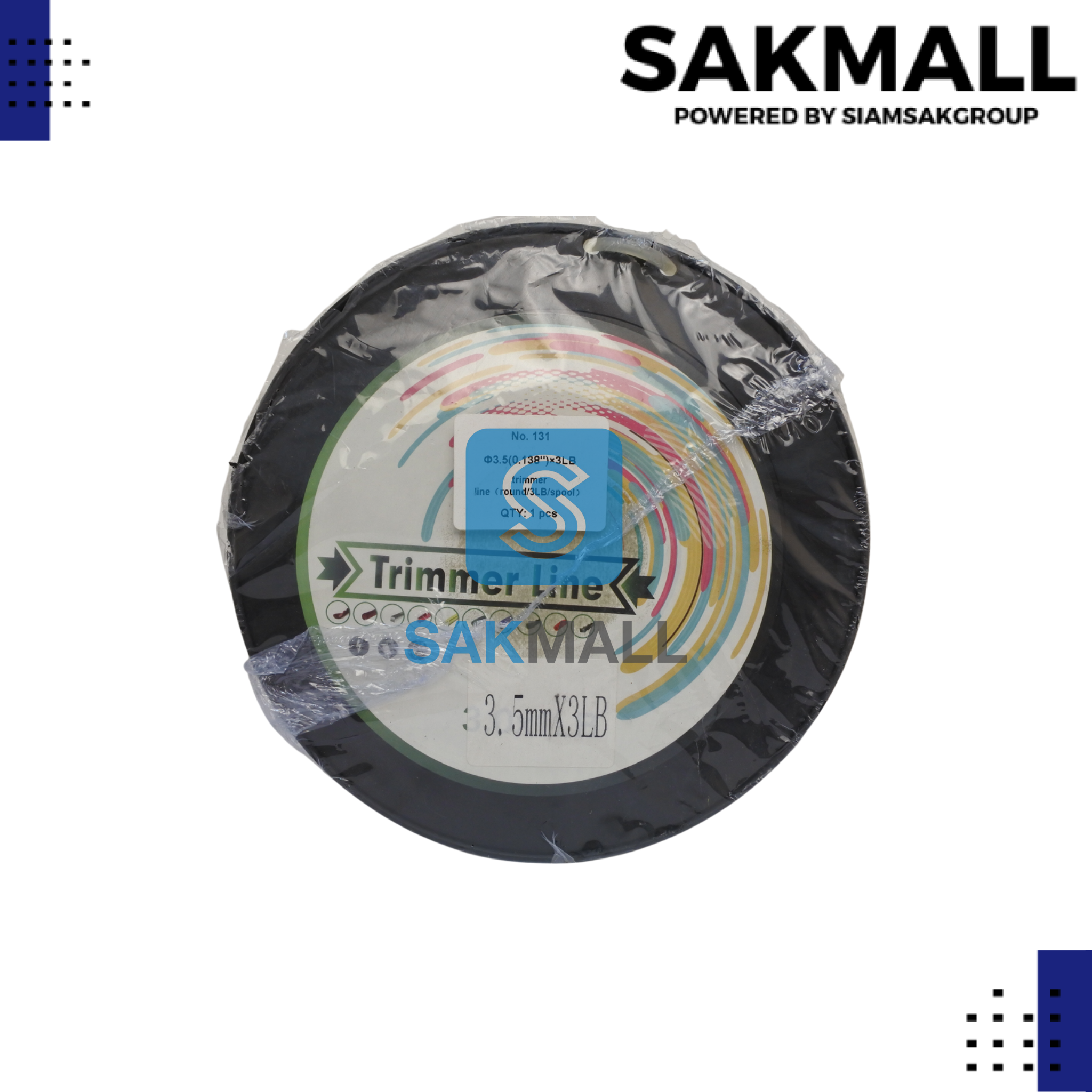 เอ็นตัดหญ้า 3.5mm. กลม 3LB.ขาว