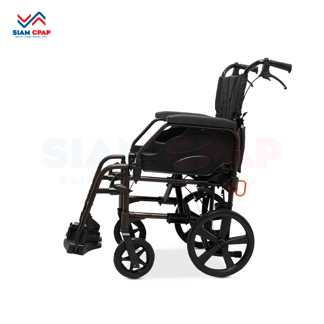 รถเข็นผู้ป่วย วีลแชร์ผู้สูงอายุพกพา รุ่นใหม่ ยี่ห้อ Invacare รุ่น Action 2NG Transit Lite รับประกัน 2 ปี