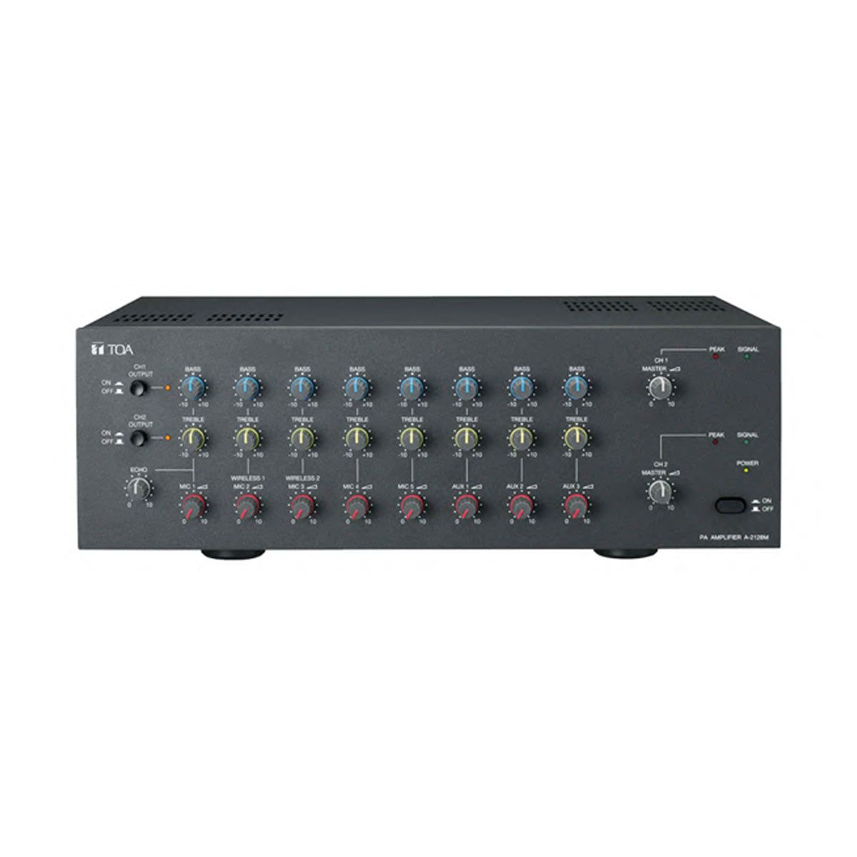 TOA A-2128M AS Amplifier 2X120 วัตต์