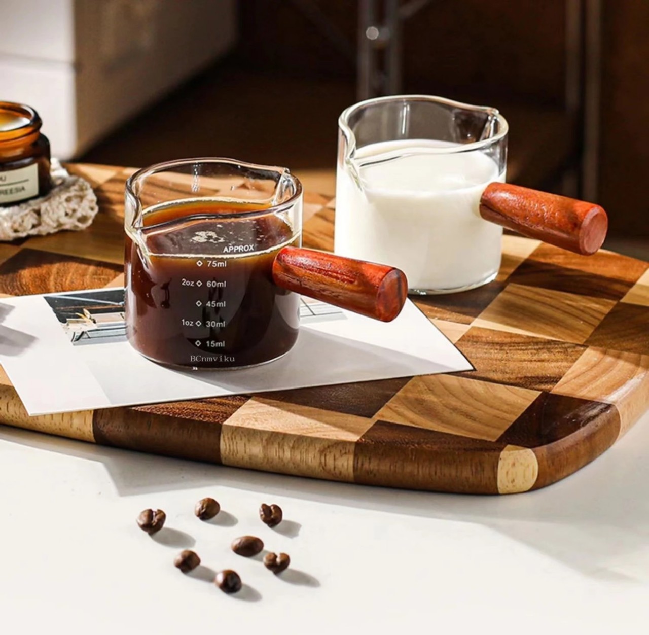 แก้วตวงก้านไม้ 1แถม1