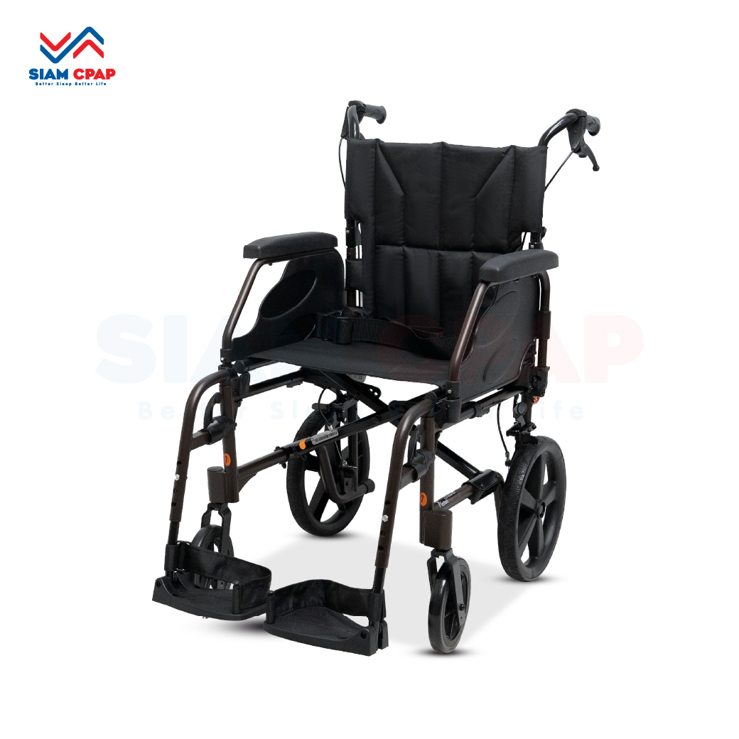 รถเข็นผู้ป่วย วีลแชร์ผู้สูงอายุพกพา รุ่นใหม่ ยี่ห้อ Invacare รุ่น Action 2NG Transit Lite รับประกัน 2 ปี