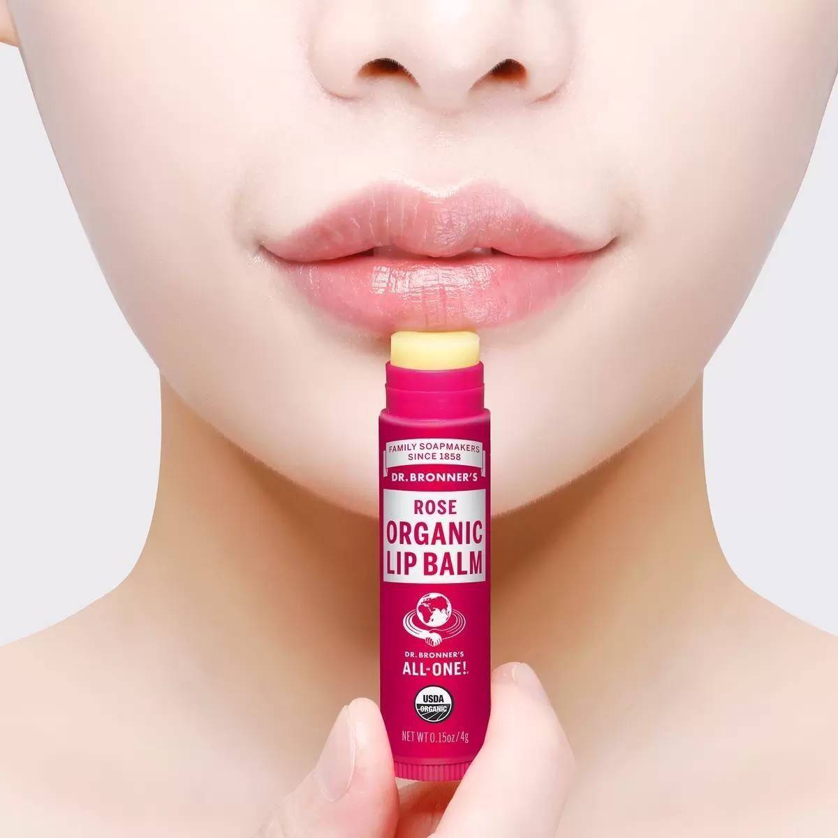 Dr.Bronner’s organic lip balm set 🌹 Rose 🍋 Lemon lime 💙 Baby mild