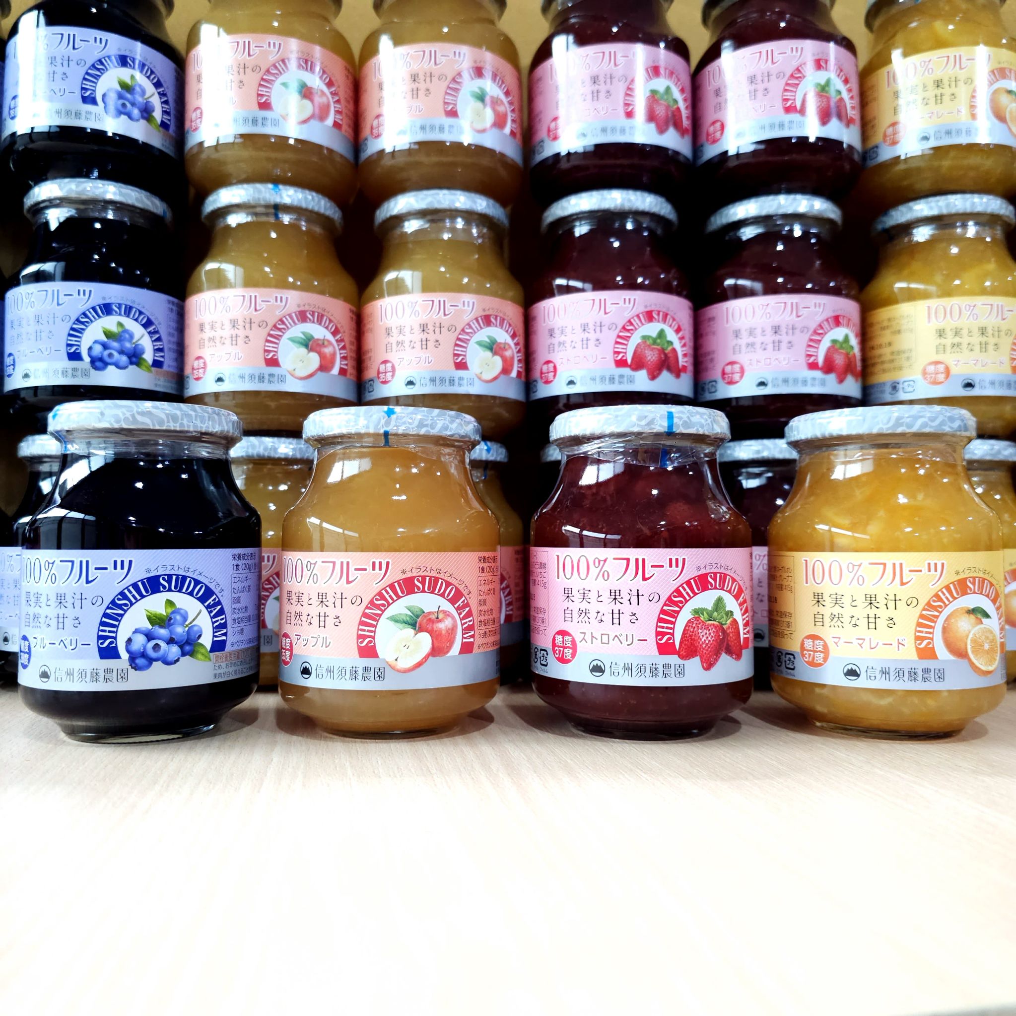 **ลอตใหม่** Shinshu sudo farm fruit Jam ขนาด 415g แยมผลไม้เกรดพรีเมี่ยม เนื้อผลไม้จัดเต็ม ไม่เติมน้ำตาล