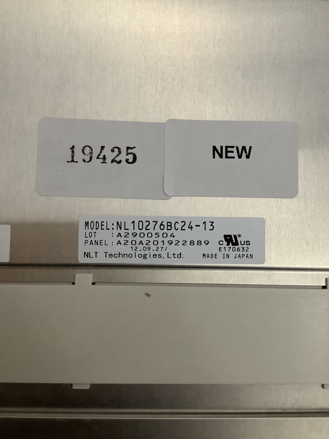 LCD PANEL " NEC " MODEL : NL10276BC24-13