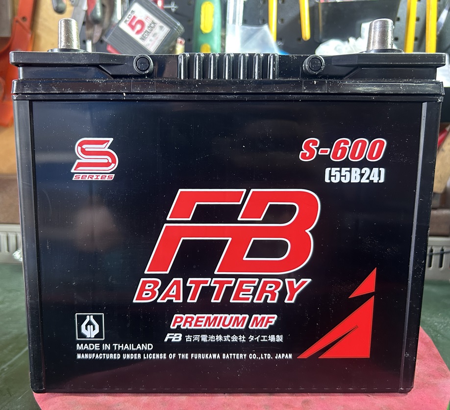 แบตเตอรี่ FB รุ่น S-600L (รหัส 55B24L)
