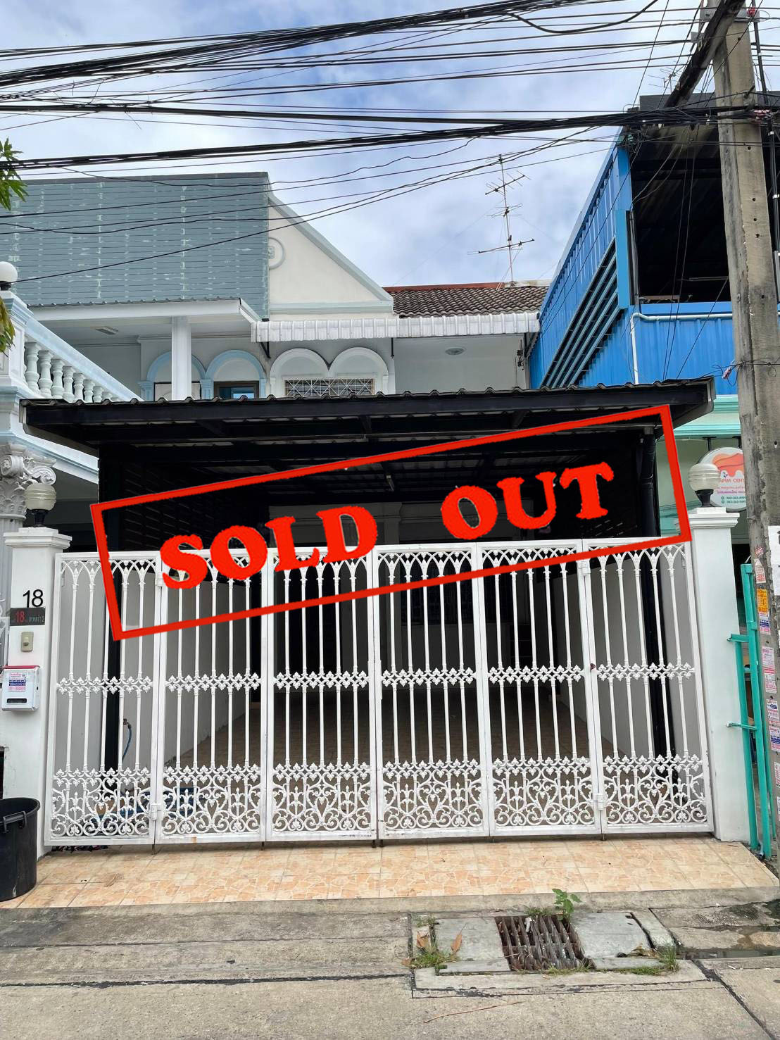 ปล่อยเช่าไปแล้ว ทาวน์เฮาส์ 2ชั้น ซอยเทพสง่า 2 ถนนสุขุมวิท 103 (N.1078)