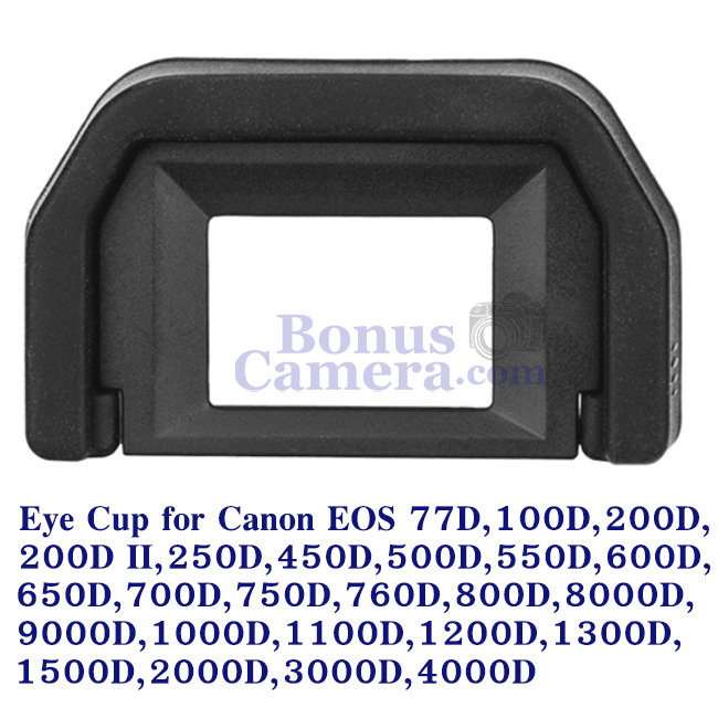 EF ยางรองตากล้องแคนนอน Canon EOS 100D,200D,200D II,250D,600D,650D,700D,750D,760D,800D,850D Kiss X5,X6i,X7,X7i,X8i,X9,X9i,X10,X10i,8000D,9000D Eye Cup
