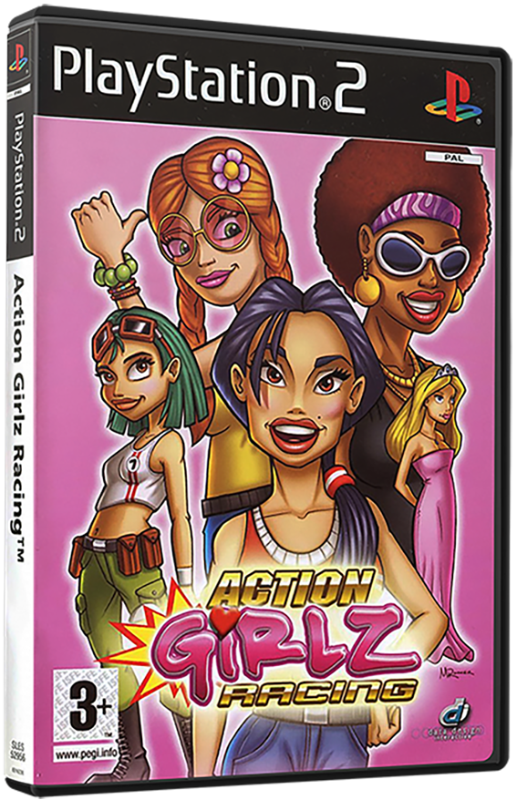 แผ่นเกมส์ PS2 : Action Girlz Racing