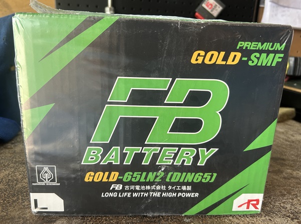 FB แบตเตอรี่ ขั้วจม รถยุโรป Premium Gold 65LN2R