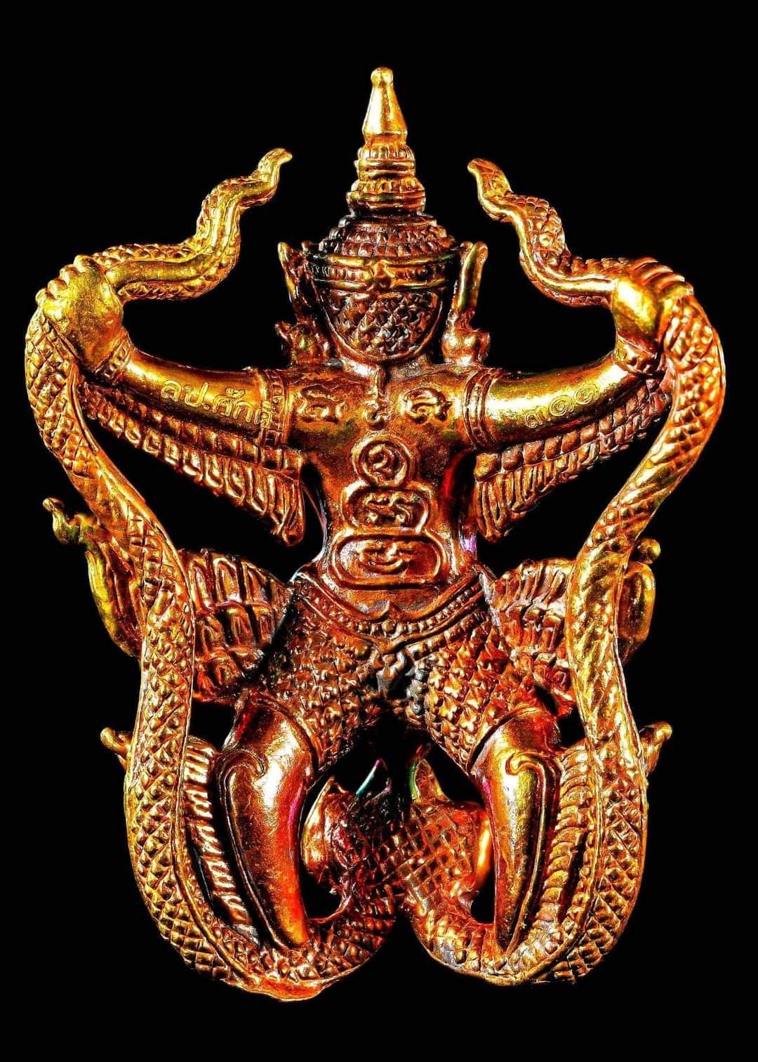 พญาครุฑ จอมราชันย์[เนื้อปัญจสัมฤทธิ์]⭐[หลวงปู่ศักดิ์ สมาหิโต] ▪ช้างเผือกไม่เปิดตัว▪