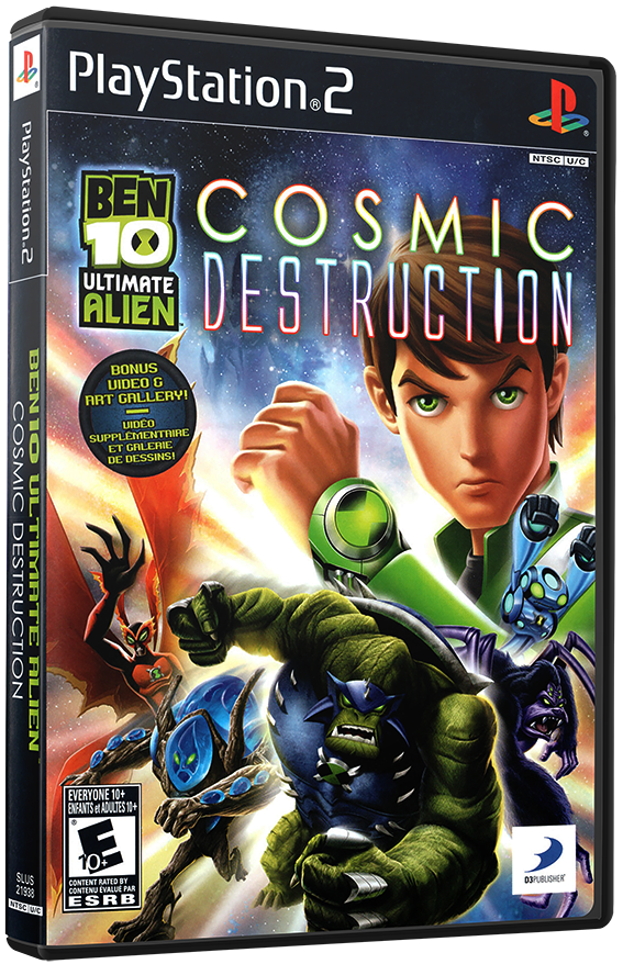 แผ่นเกมส์ PS2 : Ben 10 Ultimate Alien - Cosmic Destruction