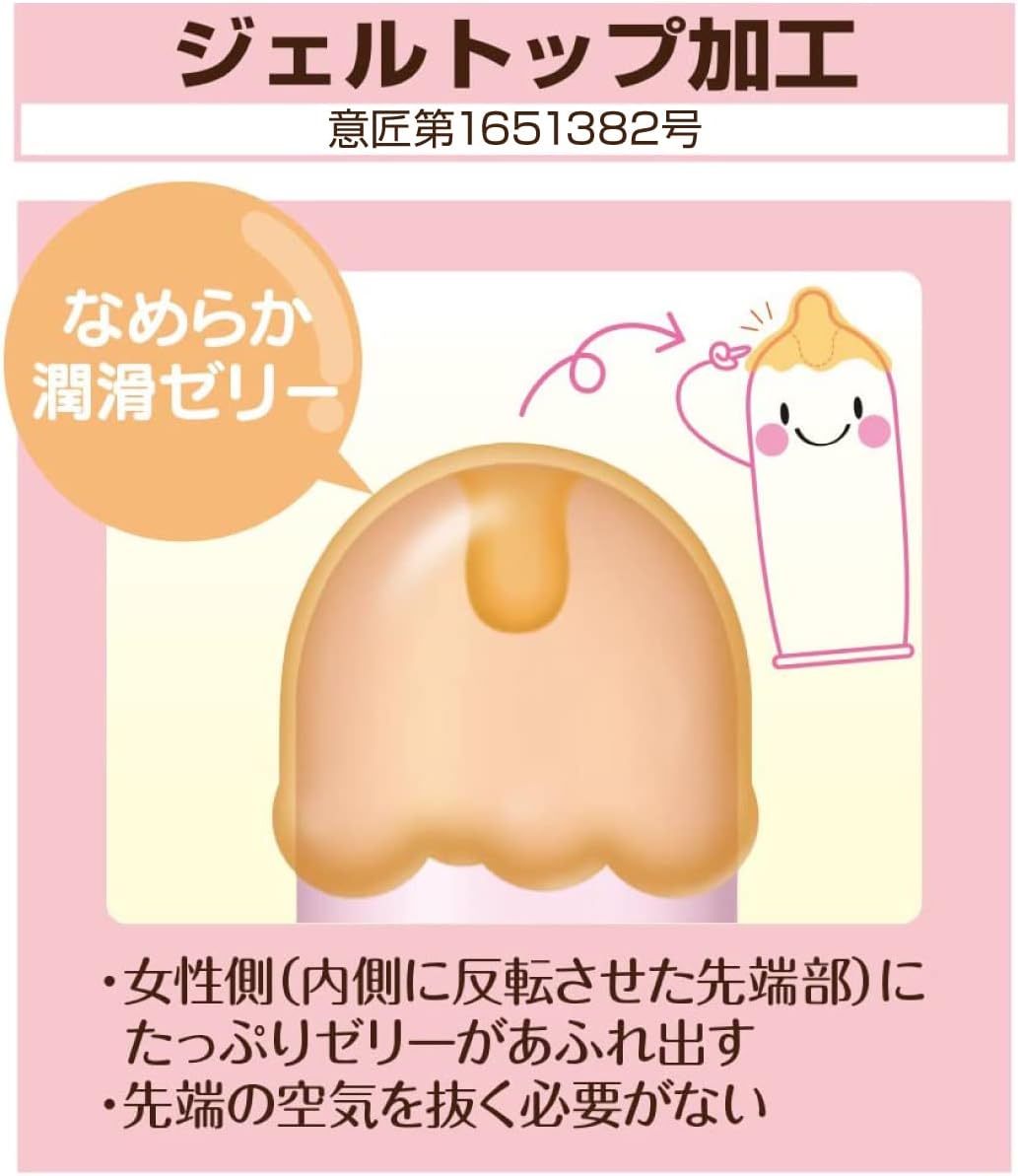 !กล่อง 12 ชิ้น! JEX Glamorous Butterfly Condom Hot type ถุงยางอนามัยแบบอุ่น/ผิวเรียบ ขนาด 52 มม.