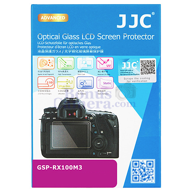 GSP-RX100M3 กระจกกันรอยโซนี่ RX10 II,III,IV,RX1R,RX1R II ใช้แทน Sony PCK-LG1 LCD Screen Protector