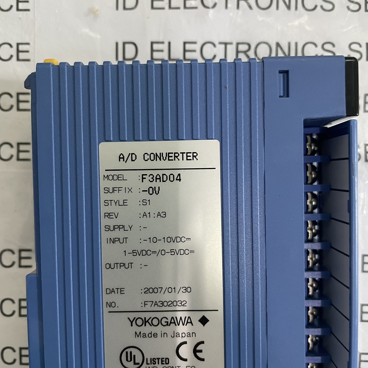 PLC " YOKOGAWA " MODEL : F3AD04