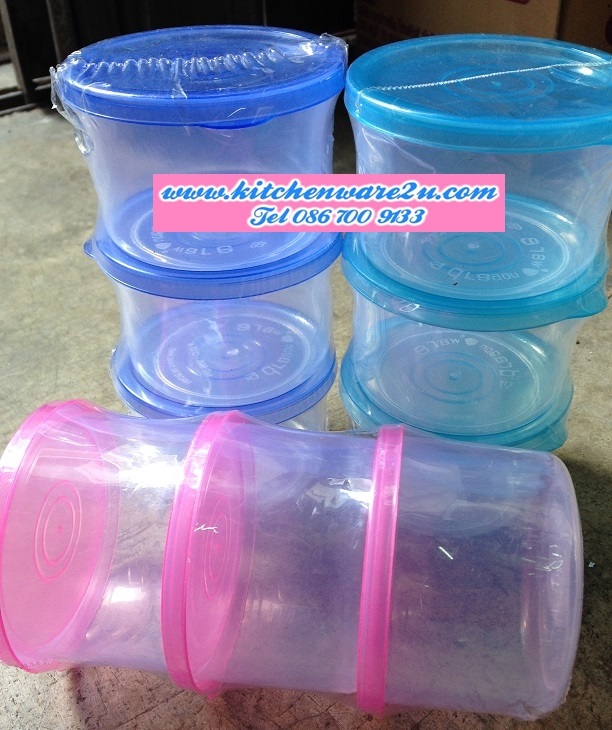 P09194 กล่องกลมแพค 3 (8*8*5 cmต่อใบ) No.OD3 (ราคาส่งต่อ 12 แพค :36 ใบ)