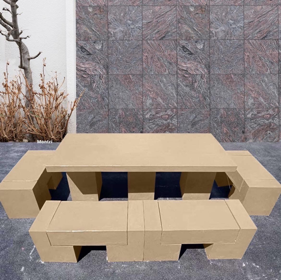 โต๊ะสนาม ยาว 2 เมตร นั่งได้ถึง 12-14 คน สุดโมเดิร์น ชุดใหญ่จุใจ สุดคุ้ม