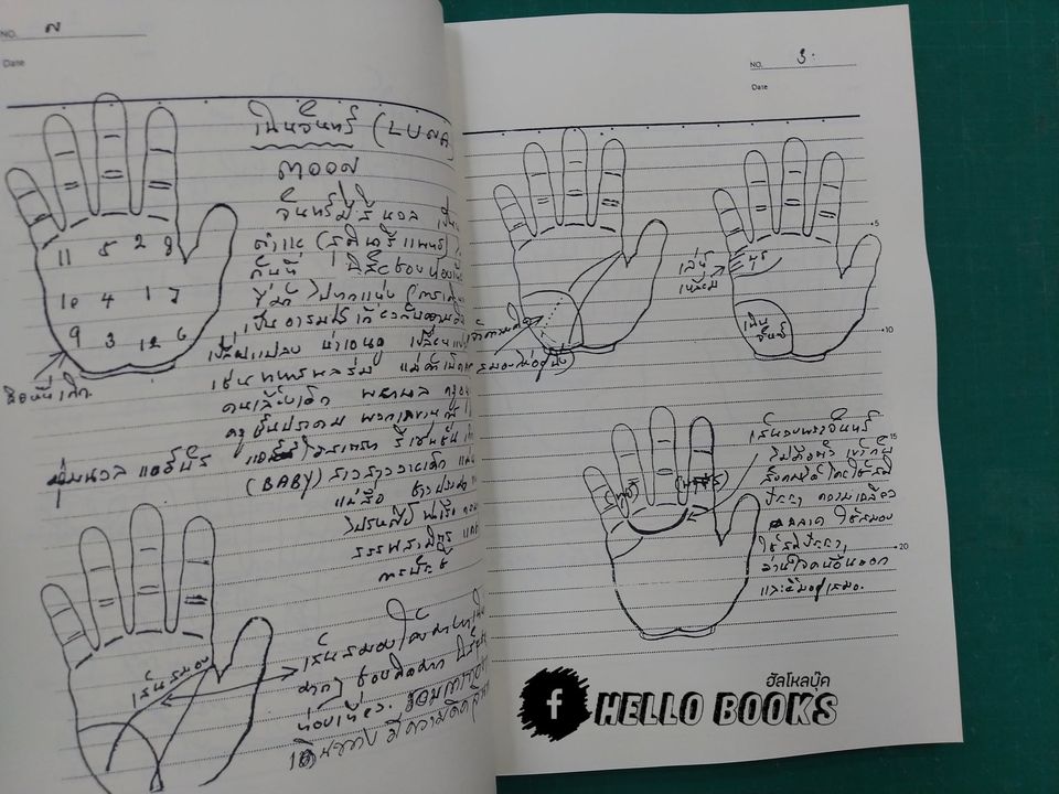 ลายมือชี้จุดสำคัญ