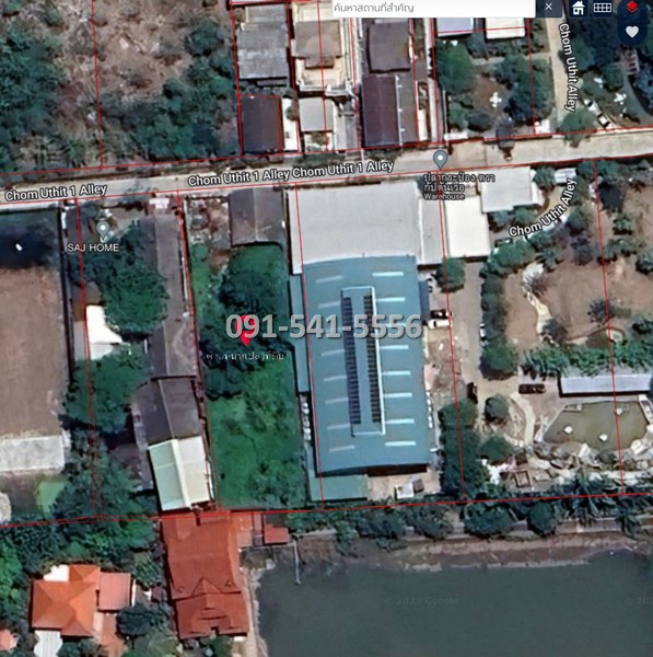 ขายที่ดินรวม 318 ตรว แปลงรูปสีเหลี่ยมผืนผ้า ริมถนนซอยรามอินทรา 5 แยก 3 - 4 ใกล้ Central รามอินทรา