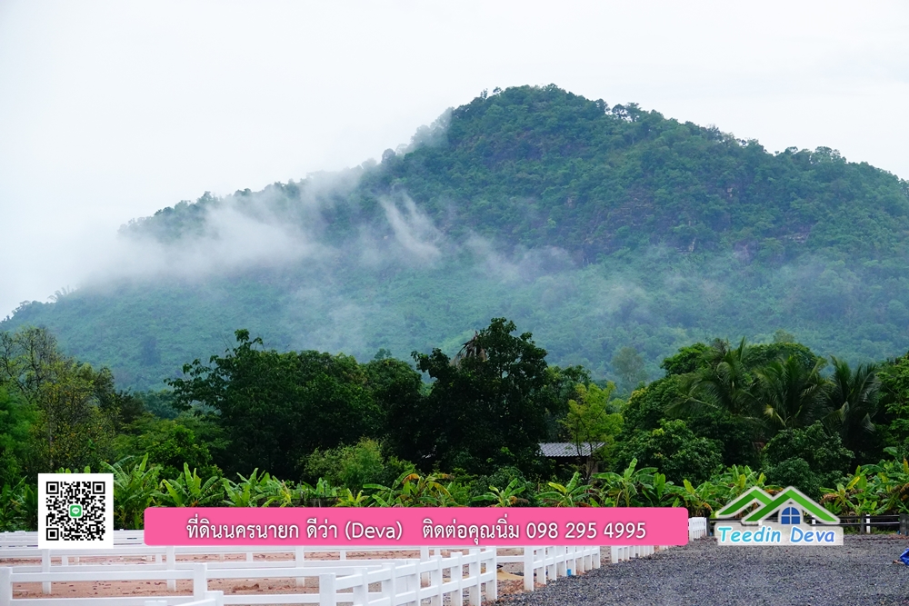 ที่ดินนครนายก วิวภูเขาสวยๆ ราคาแปลงละ 1.36 ล้านบาท สด และผ่อน