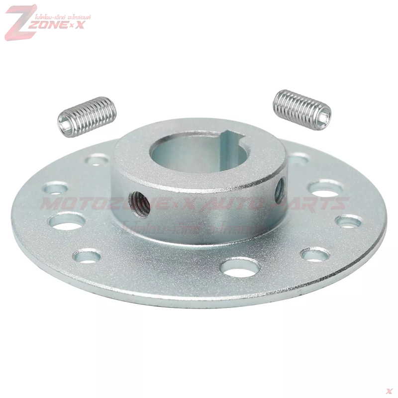 ดุมล้อหลังมีร่องสลัก Sprocket Hub Chain Sprocket Axle Hub Adapter Keyed Hub 26mm 19mm 16mm Shaft for Go Kart Trike ZONE-X(โซน-เอ็กซ์) อะไหล่ Part