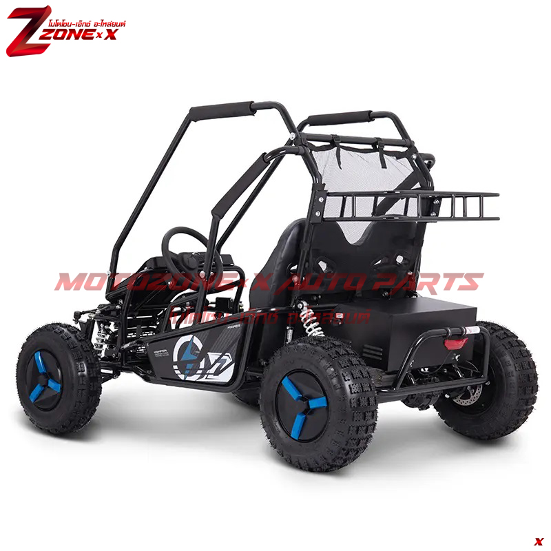 โกคาร์ทบั๊กกี้ไฟฟ้า 2ที่นั่ง BUGGY Dual Seats Gokart Electric ZONE-X(โซน เอ็กซ์) GK014E-B 1000-2500w 60V20AH 8&8