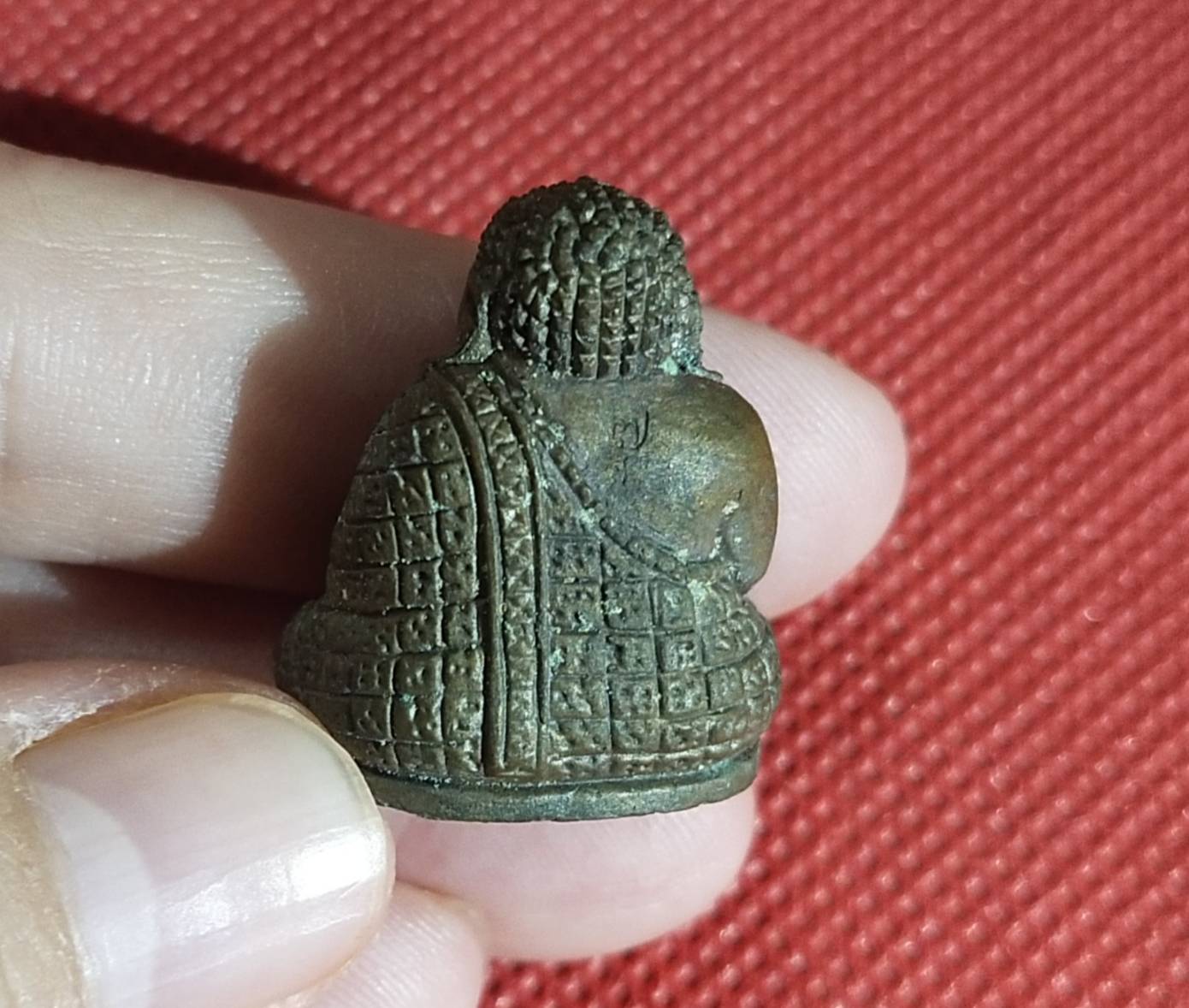 พระสังกัจจายน์ รุ่น๑ เลข7 (เนื้อดีบุก) หลวงปู่สิงห์โต จิตฺตธมฺโม สร้าง100องค์เท่านั้น