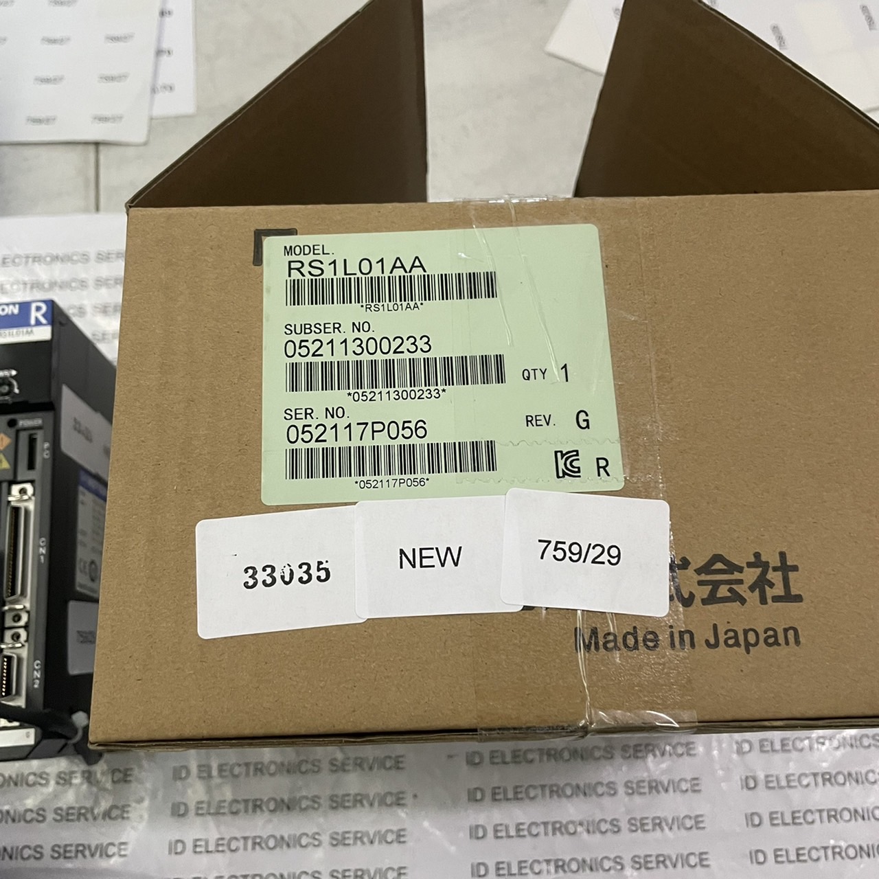 SERVO DRIVE " SANYO DENKI " MODEL : RS1L01AA